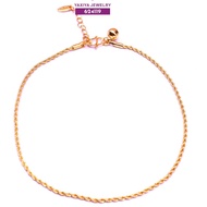 ️Yaxiya Anklet 18K Gold Plated JewelryWanita 695