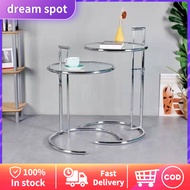 （Fast Shipping）Casual coffee table/Tempered glass coffee table/Adjustable coffee table/Stainless ste