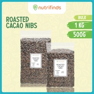 Nutrifinds Dry Roasted Cacao Nibs - BULK