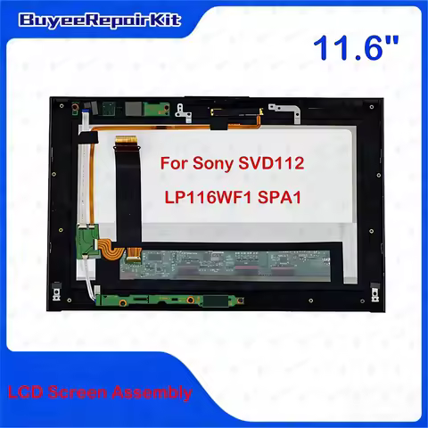 Original 11.6" For Sony SVD112 For Sony Vaio Duo 112 LCD LED Screen Display Panel Assembly LP116WF1-