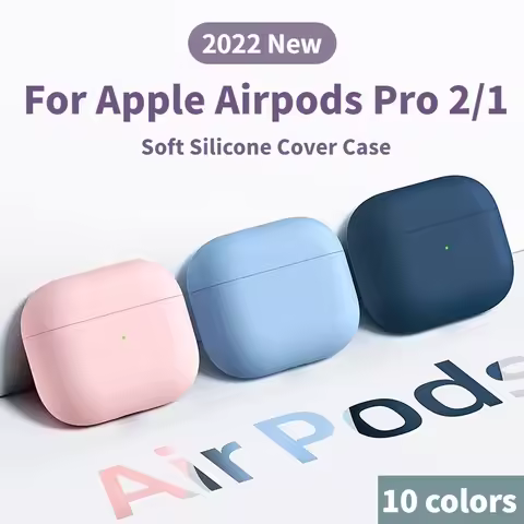 New Silicone Case For Airpods Pro2 1 Gen Case Wireless Bluetooth For Apple Airpods Pro 2 1 Cover Ear