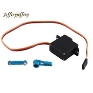 Three Wire Metal Gear Servo with Servo Arm Servo Rod for  144001 124019 124018 A959-B A959 RC Car Up