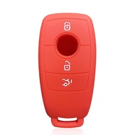 Huiyisunny Silicone Car Key Cover Case Shell Bag Protective For Mercedes Benz Glc Amg Glc300 C200 C1