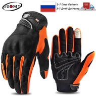 卐▼♞ Suomy Motorcycle Gloves Summer Mesh Breathable Moto Gloves Men Women Touch Screen Motocross Gloves Outdoor Sports Protection XXL