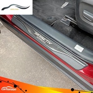 XINFAN Car Accessories For Mazda 3 6 CX30 CX5 Steel Door Sill Trim Pedal 2013-2021 Side Step Cover Strip Protector Sticker