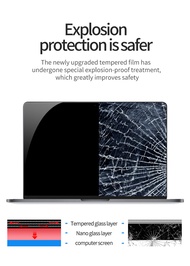 【Free Resend Replace】Anti radiation 16:9 HD Glass Film Protector 12 13 14 15 17 inch Laptop Screen Protector for Acer Nitro 5 Lenovo Y7000 Xiaomi HP Asus ROG