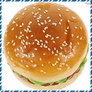 Burger Prop and Dish Bread Buns Fake Artificial Hamburger Props Simulation Food  huyisheng