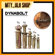 Dynabolts 1/4, 5/16, 3/8, 1/2, 5/8 Dyna Bolts, Expansion Bolt Sleeve Anchor Dynabolt Dyna bolt (ULA BRAND)