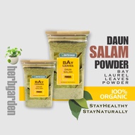 HG - BAY LEAVES POWDER (SERBUK DAUN SALAM) 100% ORGANIC IN BEAUTIFUL AIR TIGHT GLASS FOOD STORAGE JA