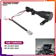 3.0 Quick Charger Dual USB Aux Auxiliary 12V Outlet Power Connector Socket For Yamaha MT-25 MT-03 MT