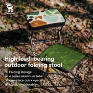 Qunature Outdoor Folding Stool Ultralight Aluminum Portable Fishing Hiking Camping Picnic Chair