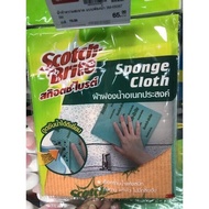 สก๊อตช์-ไบรต์ ผ้าฟองน้ำอเนกประสงค์ 2 ชิ้น 3M-05087 (76442)