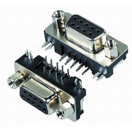 DB9 DB 9 Female PCB Connector Right Angel