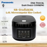 PANASONIC 1.8L Microcomputer Rice Cooker SR-DA182KSK / 10-Cup Rice / Multi Cooker 4 Auto Menus