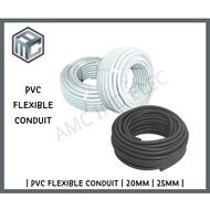 20MM / 25MM PVC Conduit Corrugated Flexible Pipe / Flexible Conduit Tube