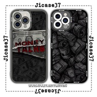 JMCase Dollar Scroll Square Edge iphone Case 7/7plus/8/8plus/x/xs/11/12/pro/max/plus/promax