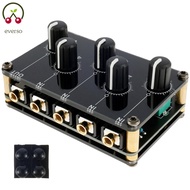 Stereo Audio Mixer 3.5mm 4 Channel Portable Mini Audio Mixer with Separate Volume Control  SHOPTKC0775