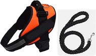 Dog Leash with Step-in Air Dog Harness 3kg-80kg 7-180 pounds All Weather Mesh, Step in Vest Harness 