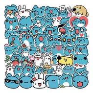 50pcs BugCat Capoo Graffiti Stickers Cute Decals Luggage Laptop Water Cup Decorative Stickers Kid To