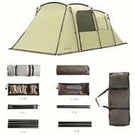 Landwolf tent Fast Tunnel เต็นท์อุโมงค์กางอัตโนมัติ เหมาะสำหรับ 4-6คน แค้มปิ้ง เต็นท์ครอบครัว