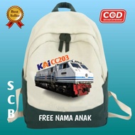 Kai Indonesian Railway CC203 Premium Children's Backpack/Bag
