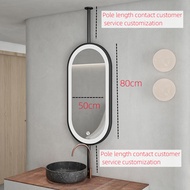 Bathroom Intelligent Mirror LED 3-color Touch Dimming Mirror Beauty Dressing Mirror Bathroom Living 
