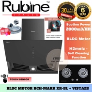 [Free Shipping]NEW DC MOTOR 2026 Rubine Cooker Hood RCH-MARK XR-90BL DC MOTOR 2000M3/HR+Rubine Built