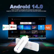 ใหม่ Android 14 Smart Control TV Stick พร้อมระบบควบคุมด้วยเสียง, 4K Ultra HD, RAM 2GB ROM 16GB, AllW
