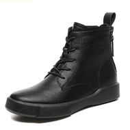 Women Low Heels Platform Fashion Ankle Boots  New Autumn Winter Lace-up Sport Motorcycle Boots Desig