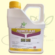 ￼4L Farmco-K40  / MCPA-Potassium 40% / Racun Keladi Agas / Sesuai guna pada padi / NU 40K /Fezone  4