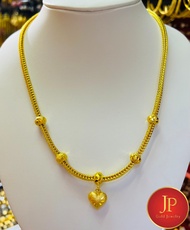 สร้อยคอทอง น้ำหนัก2 บาท พร้อมจี้รูปหัวใจ ทองชุบ ทองหุ้ม สวยเสมือนจริง JPgoldjewelry