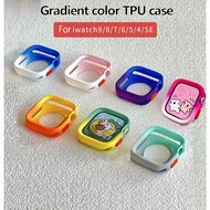 TPU Soft Case compatible for Apple watch 7 8 9 49mm 45mm 41mm for iwatch Series 4 5 6 SE 40mm 44mm Shock-resistant Case