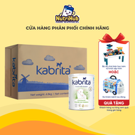[PHIÊN BẢN MỚI] Thùng Sữa dê Kabrita số 2 cho trẻ từ 12 - 24 tháng - 6 Lon 800g