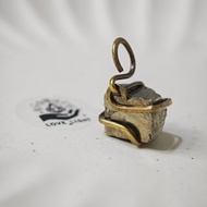 黃鐵礦原礦項鍊 黃銅手作