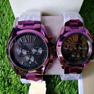 Michael Kors Bradshaw Violet Black Face Watch