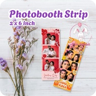 [MINIMUM PURCHASE 2PCS] PHOTOBOOTH STRIP PHOTO PRINTING 2*6 INCH