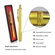 1/4/5pcs PURE copper Pen Bekam Gold High quality Lancet Point Pen Cupping Bloodletting Acupuncture