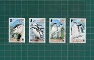 WWF-421 南喬治亞 2008年 南極企鵝郵票 - (鳥類專題)