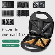 8 In 1 Breakfast Machine Sandwich Maker Waffle Machine Electric Sandwich Pancake Maker Non-Stick Kit