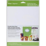 Cricut Printable Sticker Paper 8.5 x12  (12 sheets)
