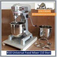 Golden Bull Stand Mixer B10 / B10-A Universal Mixer (stainless steel bowl x 2 pcs }