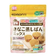Edison mama 黃豆粉蒸蛋糕預拌粉 - 黑芝麻紅豆味 [125g]