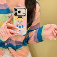 [CAFAOU] Cute 3D Crybaby Casing Iphone Compatible for IPhone 17 16 Pro ProMax 17Air Phone Case