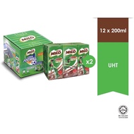 Nestle Milo UHT | 12 x 200ml | one box | Air Kotak