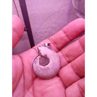 crystallize ammonite fossil pendant, superb energy field.