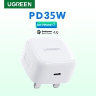 UGREEN PD Foldable Charger 35W Quick Charge .0 3.0 QC USB Type C Fast Charger Phone QC4.0 QC3.0
