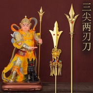 Alloy Yang Yang Metal Magic Tool Erlang God Statue Magic Tool Three-Eyed Magic Tool Accessories