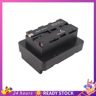 【HOT SALE】 V Mount V-Lock Battery to NP-F F550 F570 F750 F970 Black Battery Adapter Plate Plate D-Ta