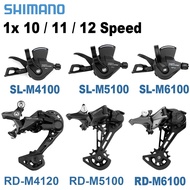 Shimano Deore Shift Lever SL-M4100 M5100 M6100 10/11/12 Speed MTB Derailleurs Set RD-M4100/M5100/M6100SGS Mountain Bike Parts