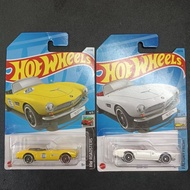 Hot Wheels BMW 507 white and yellow
